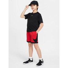 Nike Dri Fıt Multi Swoosh Çoçuk Kırmızı Şort