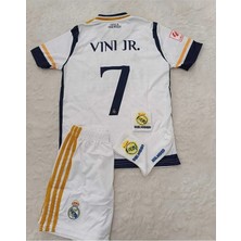 R.e.a.l.m.a.d.r.i.d 2023/2024 Yeni Sezon Vini Jr Çocuk Forması 4'lü Set (Armalı)