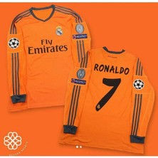 Real Madrid Cristiano Ronaldo Efsane Nostalji Forması (Uzun Kol)