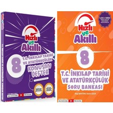 Tammat 8. Sınıf Inkılap Tarihi Hızlı ve Akıllı Soru + Defter Set 2 Kitap