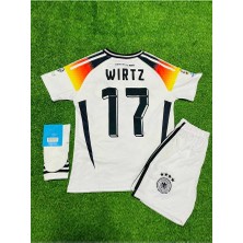 Almanya Euro 2024 Florian Wirtz Iç Saha Çocuk Forması 3'lü Set