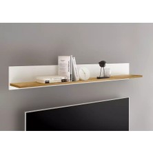 Dekoratif 1 Adet  Beyaz Atlantik Çam Çerçevelik, Duvar Rafı, Baharatlık, Montessori Raf 1 Decorative Frame, Wall Shelf, Spice Rack, 1 Piecemontessori Shelf1