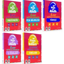 Tammat 8. Sınıf Matematik + Fen Bilimleri + Türkçe + Inkılap Tarih + Ingilizce Hızlı ve Akıllı Branş Deneme Set 5 Kitap