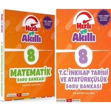 Tammat 8. Sınıf Matematik + Inkılap Tarih Hızlı ve Akıllı Soru Bankası Set 2 Kitap
