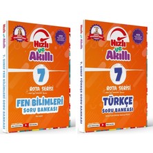 Tammat 7. Sınıf Fen Bilimleri ve Türkçe Rota Hızlı ve Akıllı Soru Bankası Seti 2 Kitap