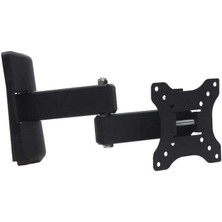 Powermaster PWR-H24 10''-27'' Çift Kollu Kilitli Hareketli Tv Duvar Askı Aparatı