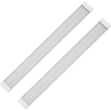 Zmr ZMR-234/B 6500K 100W 120 cm Kristal Beyaz LED Bant Armatür (2'li Paket)