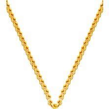 Güverse Altın Zincir (3mm Enli) 55 Cm.