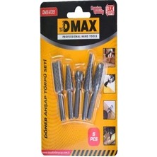 Dmax Döner Ahşap Törpü Seti  5 Parça (DMX-4139)