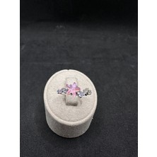 Pembe Deniz Yıldızı Günlük Ithal Kadın Gümüş Yüzük