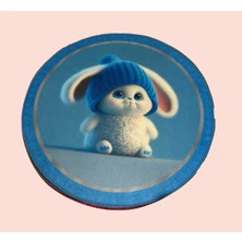 Çocuk Odası Halısı Kaymaz Taban Çocuk Halısı Yuvarlak Oda Halısı Resimli Halı