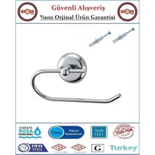 Tuvalet Kağıtlığı Paslanmaz Nikel - Kapaksız