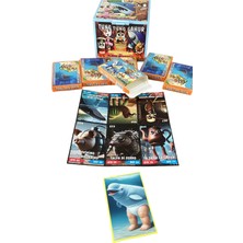 Tung Tung Sahur Kart Oyunu 6 Mini Kutu 36 Karakter Kartı + 6 Sticker