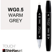 Touch Twin Brush Marker Wg0.5 Warm Grey