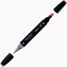 Touch Twin Brush Marker F121 Fluorescent Coral Red