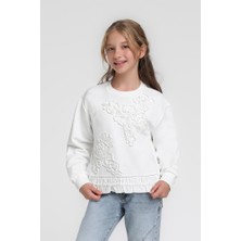Kız Çocuk Sweatşirt 5-9 Yaş 36075