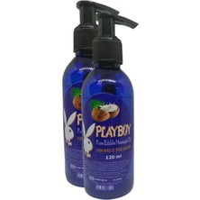 Pure Edible Massage Oil 240ML Hindistan Cevizi Aromalı Masaj Yağı x 2 Adet