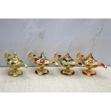 Buğz Mineli Metal Alaaddin Lambası Model 1