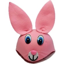 Buğz Çocuk Tavşan Şapkası Pembe Renk