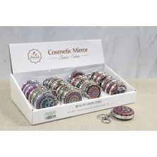 Buğz Taşlı El Aynası Anahtarlık Model 4