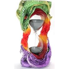 Buğz Polyester Dragon Tasarımlı Kum Saati Model 1