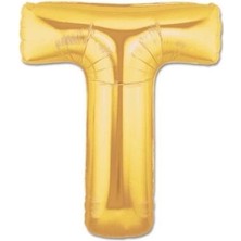 Buğz Altın Sarısı Folyo Harf Balon 1 Metre