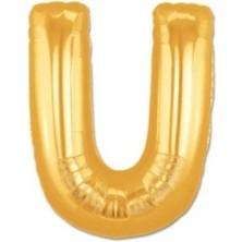 Buğz Altın Sarısı Folyo Harf Balon 1 Metre