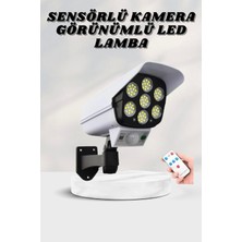 Buğz Solar Lamba Kamera Görünümlü Duvar Lambası Dönebilen Bahçe Aydınlatması