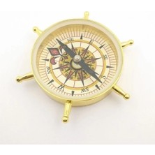 Buğz -Estetik Tasarım Dümen Model Pirinç Pusula