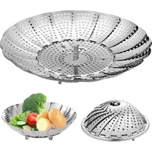 Buğz Paslanmaz Çelik Buharda Pişirme Sepeti