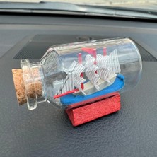 Buğz Orta Boy Şişe Içerisinde Gemi Maketi