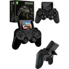 TE Dükkan 2. 4 Inç Ekran 520 Oyunlu Retro Temalı Kablosuz Oyun Kolu El Atarisi