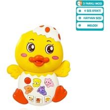 Buğz JLG-855-144A Işıklı ve Müzikli Ördek Bebek -Vrd