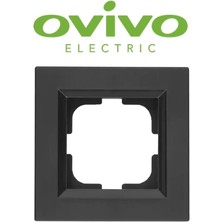 Buğz Ovivo Antrasit Tekli Çerçeve Quantum
