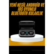 Buğz Kablosuz Dijital Göstergeli Çağrı Cevaplayabilen Tws 5.0 Bluetooth Kulaklık