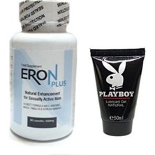 Playboy 120 ml Masaj Yağı Eron Plus 60'lı Erkeklere Özel
