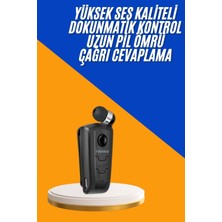Buğz Mikrofonlu Makaralı Bluetooth Kulakiçi Kulaklık Android ve Ios Uyumlu