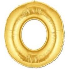 Buğz Altın Sarısı Folyo Harf Balon 1 Metre