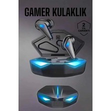 Buğz Bluetooth Oyuncu Kulaklığı LED Işıklı Kablosuz Anc Özelliği