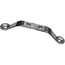 Buğz Dekoratif Zamak Kulp Dıştan - 64MM, Nikel, 1 Adet