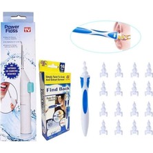 Buğz Kulak Temizleme ve Power Floss Mekanik Diş ve Ağız Temizleme Aleti Seti
