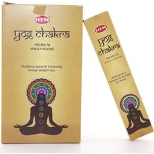 Buğz Hem Yog Chakra Masala Aromalı Çubuk Tütsü