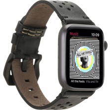 Buğz Apple Watch Uyumlu Deri Kordon Vigo 42-44-45MM Rst1