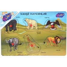 Buğz ONY-328 329 Onyıl, Ahşap Tutmalı Vahşi Hayvanlar