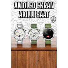 Buğz Akıllı Saat Sesli Görüşme Titreşimli Nabız Sensörlü Spor Modları