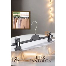 Buğz Bx Etek Pantolon Eşarp Kıskaçlı Askı 18 Li Set
