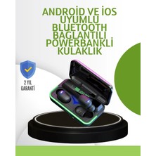 Buğz Oyun Modlu E10 Bluetooth Kulaklık Powerbank ve LED Ekranlı