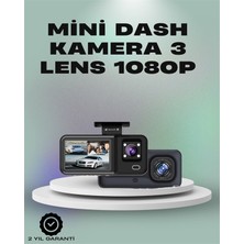 Buğz 3 Kanallı Araç Kamerası – Full Hd 1080P Kayıt, 2” Ekran, Park Gözetimi Desteği