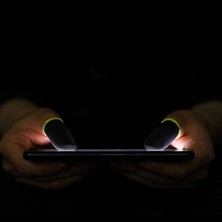 TE Dükkan E- Spor Parmak Eldivenleri 4'lü - Pubg Oyun Eldiveni Ter Geçirmez 2 Çift - 4 Parmaklık