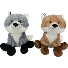 Buğz PB31563-23 Peluş Oturan Tilki 23 cm - 1 Adet Stokta Olan Gönderilir